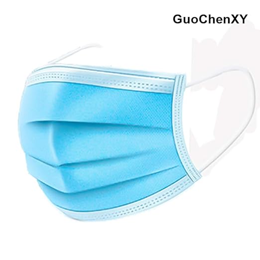 50Pcs Disposable Filter Mask 3 Ply Earloop Face Masks