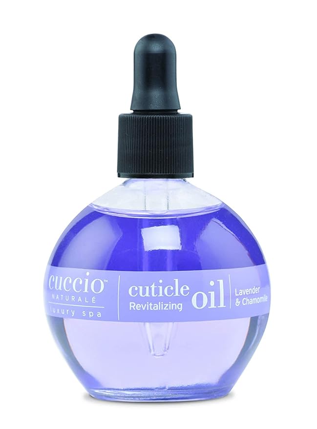 Cuccio Naturale Lavender & Chamomile Revitalizing Cuticle Oil, Lightweight Fast-Absorbing Hydrating Nail & Cuticle Conditioner, Cold-Pressed Oils + Vitamin E, 2.30 Fl Oz