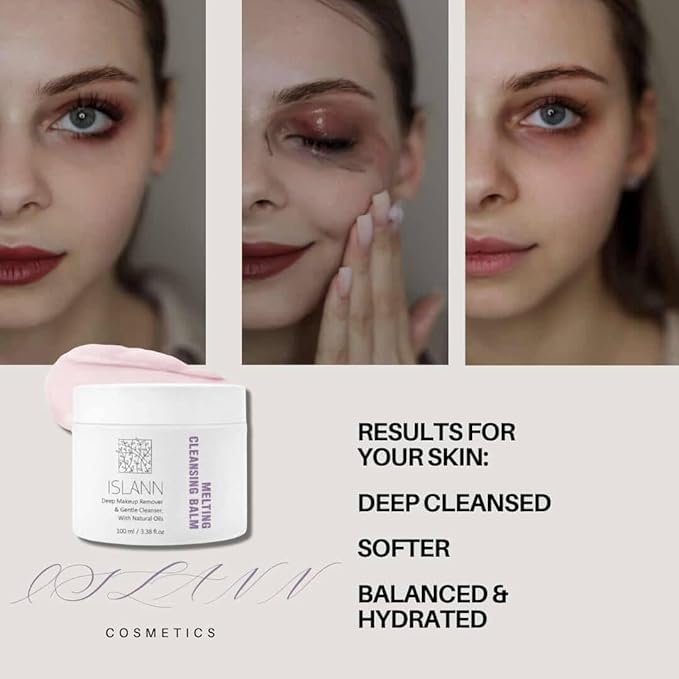 Melting Cleansing Balm 3.4fl.oz/100ml - Clean Balm, Gentle Makeup Remover, Face Cleanser, Oil Based Cleanser, Natural Skincare with Botanical Aroma Oil, Vegan, For All Skin Types