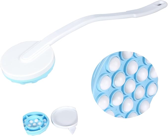Back Lotion Applicator ,Back Lotion Applicator, Easy Touch Back Lotion Applicator Handle Lotion Ointment Applicator Body Leg Bath Brush Massager Massage Tool Lotion