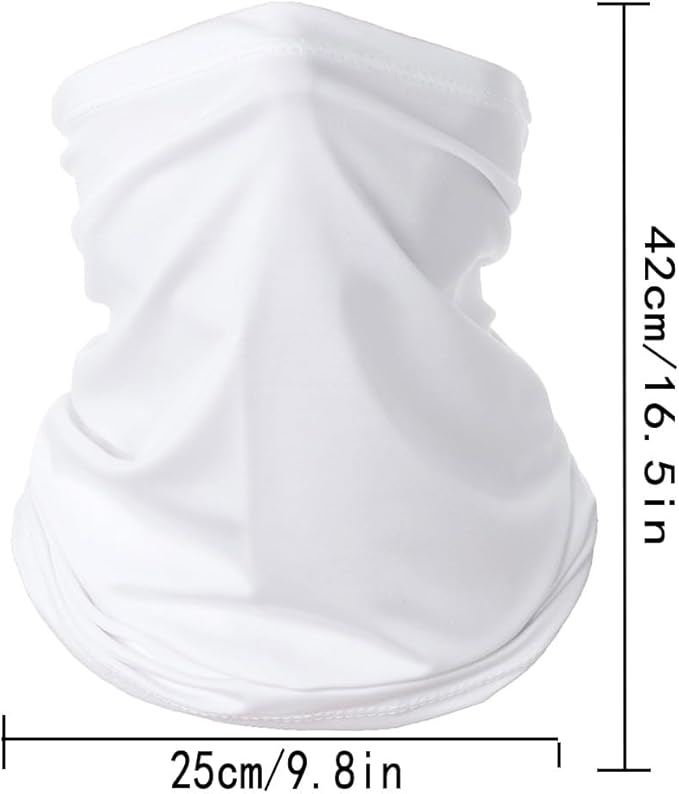 6 Pieces Summer Face Cover Scarf Mens Neck Gaiter For Men Women UV Protection Face Breathable Sun Protection Cycling Running
