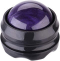 Manual Massage Ball Pain Relief Back Roller Massager Self Massage Therapy & Relax Full Body Tools for Sore Muscle Joint Pain Essential Oils or Lotion Relax (Purple)