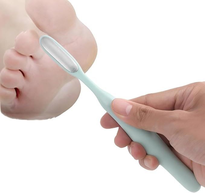 Precision Callus Remover & Bunion Scrubber for Toe Gaps, Hard Skin, and Corns – Mini Foot File Exfoliator with Compact Design for Pedicures and Sensitive Areas