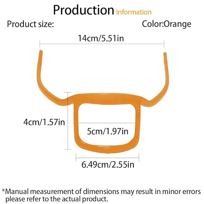 Beard Styling Template Goatee Mustache Grooming Guide Stencil Lineup Tool Shaving Template for Men Face Hair Styling Hairline Shaping Orange