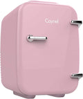 CAYNEL Mini Fridge Portable Thermoelectric 4 Liter Cooler and Warmer for Skincare, Eco Friendly Beauty Fridge For Foods,Medications, Cosmetics, Breast Milk, Medications Home and Travel