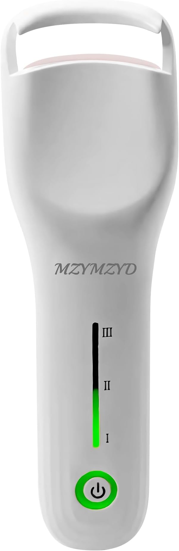 Heated Eyelash Curler, Eyelash Curlers with 3 Temp Settings, 10S Quick Heat-Up, 24H Long-Lasting Natural Curl, Type-C Recharge, Mini Electric Eyelash Curler for Women - White