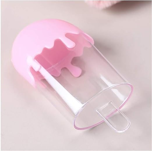12 Packs Cute Ice Cream Shape Plastic False Eyelashes Packaging Case Empty Eyelash Storage Box Candy Container with Trays Mink Lashes Box Holder Travel Cosmetic Case for Women Girls,Pink …