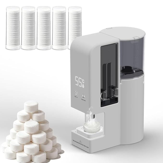 Towel heater machine hot towel warmer dispenser hot towel machine hot towel dispenser（Spa Hot Towel Warmers +100PCS Towels
