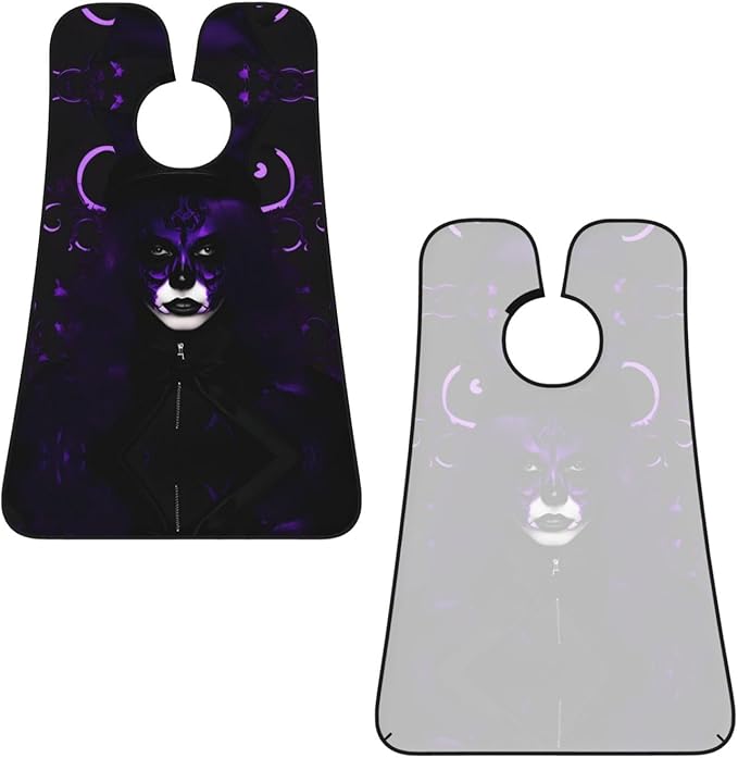 Rabbit Background Print Beard Bib Shaving Apron, Beard Hair Trimming Cape Gift For Dad