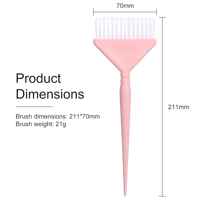 Classic Hair Dye Brush Set: 4 Multi-Use Tint Brushes for Salon-Quality Coloring - Perfect for Highlights, Balayage, and More