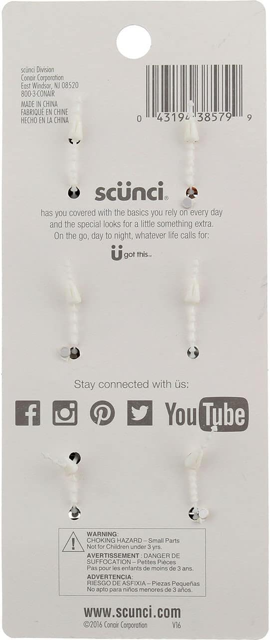 Scunci Beauty Octopus Jaw Size 6pk Scunci Efforless Beauty 4cm Octopus Jawclips, 6 Pack