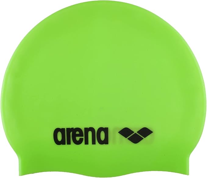 Arena Classic Unisex Soft Silicone Swim Cap for Women and Men, Intensive Training Comfortable Non-Slip Long Hair Swimming Hat