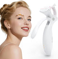 KOKABI Rechargeable Heated Eyelash Curler: Fast 5s Heat up, 24 Hours Long Lasting, Electric Lash Curler with Temperature Control, Safe Anti-Burn Eye Lash Curler, Quick Natural Curling Lashes (White)