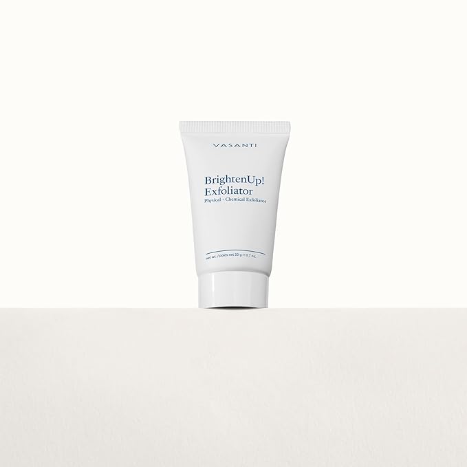 Vasanti Brighten Up! Enzymatic Face Rejuvenator – Powerful Scrub Brightens, Exfoliates and Cleanses Gently with Instant Results for Soft, Smooth and Radiant Skin – Enriched with Papaya, Professional Microcrystals and Aloe - 100% Paraben Free, 100% Vega...