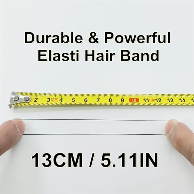 1500pcs Mini Hair Rubber Bands, Non-slip Rubber Hair Bands for Girls, Elastic Hair Ties(0.5 inch) Black