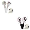 Ice Globes and 360 Rotating Ice Globes for Face & Eyes, Unbreakable Stainless Steel Cryo Sticks for Beauty Routines, Facials Cold Roller Cooling Globes for Puffiness, Wrinkles, Dark Circles, Headaches