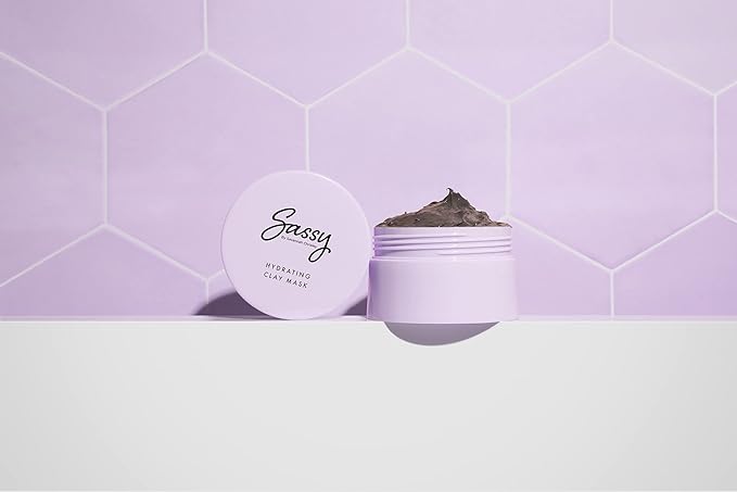 Sassy by Savannah Chrisley Pamper Yourself Kit - Cleansing Balm and Clay Mask with Headband - Perfectly Absorbs Excess Oils for Smoother Skin - Helps Reveal Clearer Complexion - 3 pc Spa Kit
