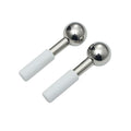 2pcs Stainless Steel Ice Globes for Face & Eyes, Cooling Massager Face Roller for Puffiness Relief, Dark Circles Tighten Pores, Facial Relaxation Skin Care Tools