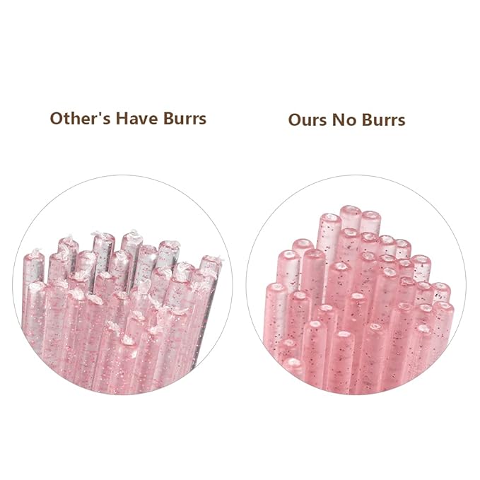 G2PLUS 500PCS Disposable Micro Applicators Brush for Makeup and Personal Care, Cosmetic Micro Applicators, Microswabs for Eyelash Extensions, Nails, Eyeliner (Head Diameter: 2.5mm/0.098'')