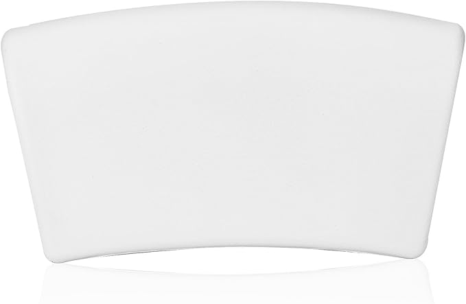 Bath Pillow, Bath Pillows for Tub with Head, Neck and Shoulder Support, Ergonomic Waterproof Bathtub Pillow with Strong Non-Slip Suction Cups, Relaxing Spa, Hot Tubs, Bathroom Essentials White