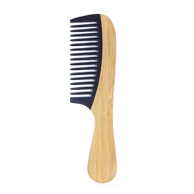Natural Handmade Bamboo Hair Combs for Women Men, Anti-Static for All Hairstyles & Beard(7.6 in)