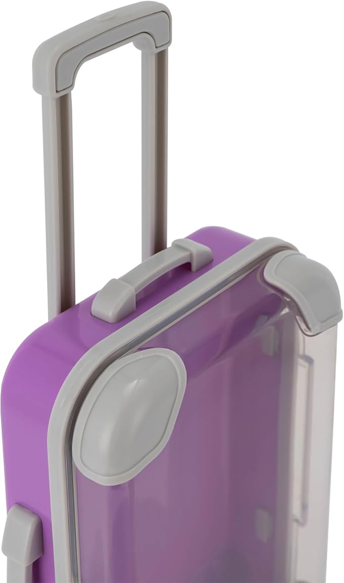DMSIDN 12-Pack Mini Suitcase Party Favor Boxes - Colorful ABS Luggage-Style Storage for Candy, Jewelry & False Eyelashes - Cute Travel-Themed Gift Boxes for Weddings, Birthdays & Showers
