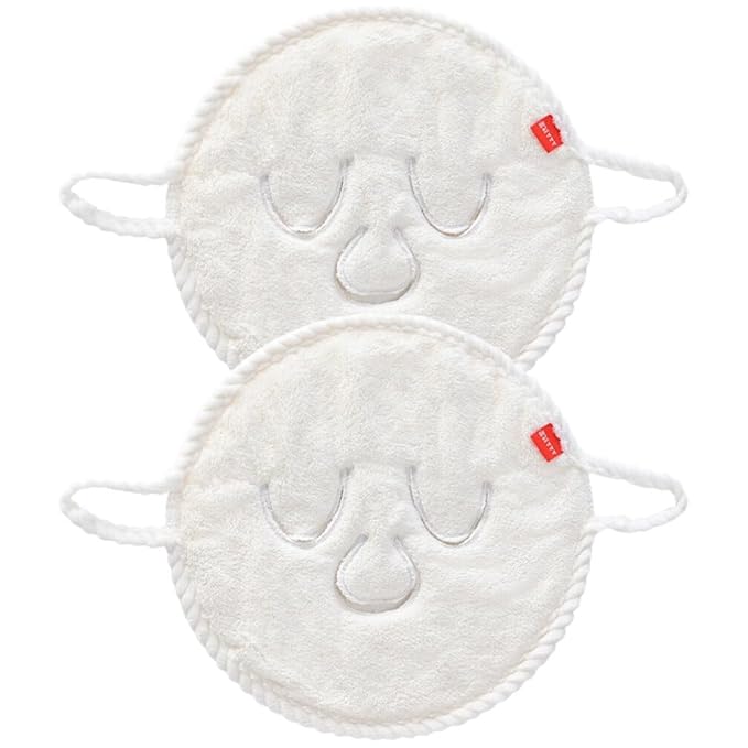Beaupretty Hot Cold Facial Mask Towel 2Pcs Reusable Coral Fleece Moisturizing Spa Towels for Facial Care Steaming Compress for Skin Pore Cleansing and Relaxation