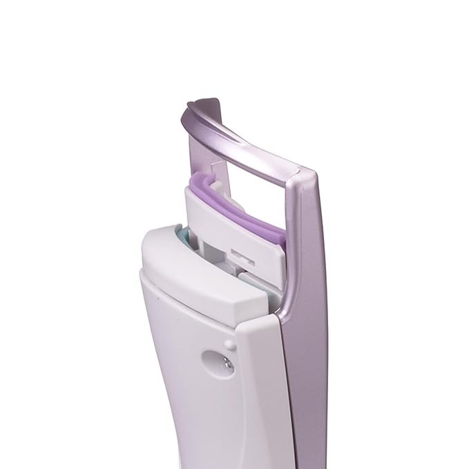 Panasonic Heated Curved Eyelash Curler With Double Action Non-Stick Silicone Pads - EH2331P, Pink