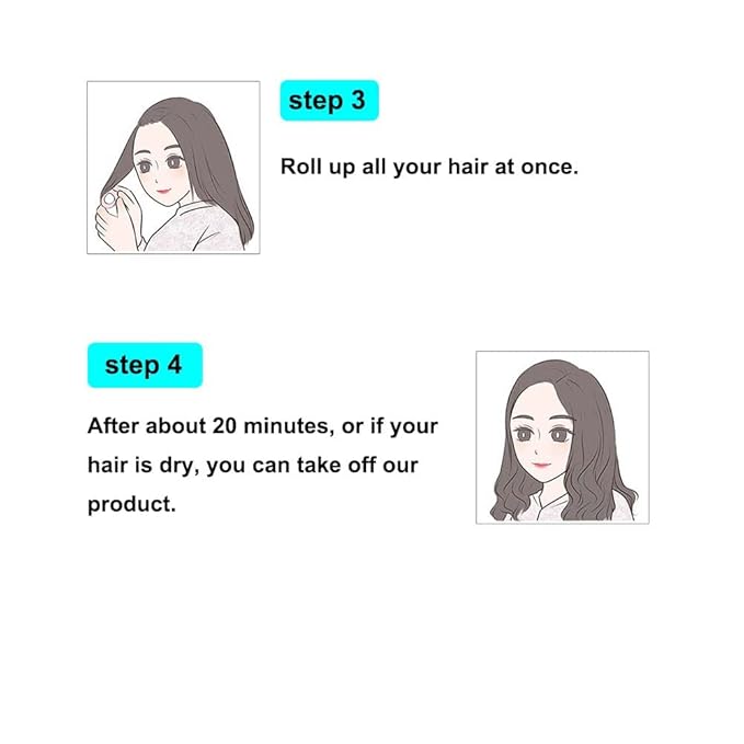 6PCS Roller Curlers For Medium Short Bangs, Heatless Create Natural Curly Hairstyle bule (Pink 6 pack)