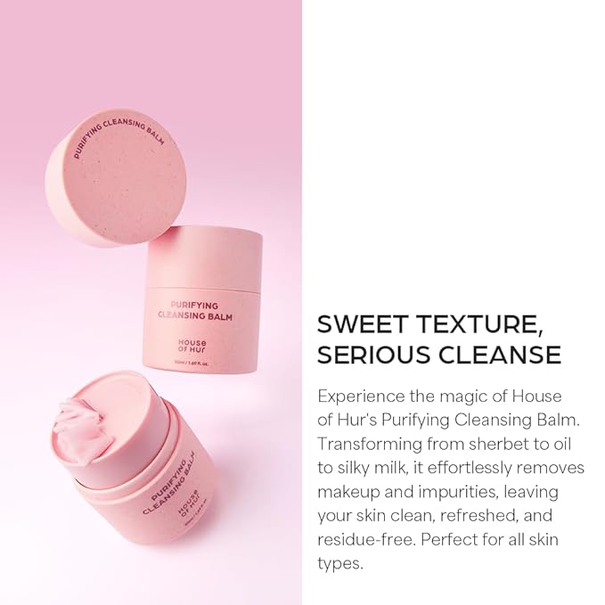 House of Hur Purifying Cleansing Balm | Hydrating & Calming Korean Skincare | 1.69fl.oz