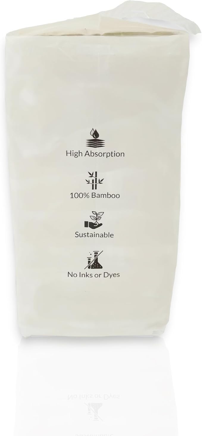 Terre Bamboo Car Tissue Refills, 3-Ply, Unbleached, 8 Pack (320 Sheets Total), FSC-Certified, Facial Tissues Refills for Car Visor Tissue Holder, Travel Tissue Tubes Box Container, Sustainable