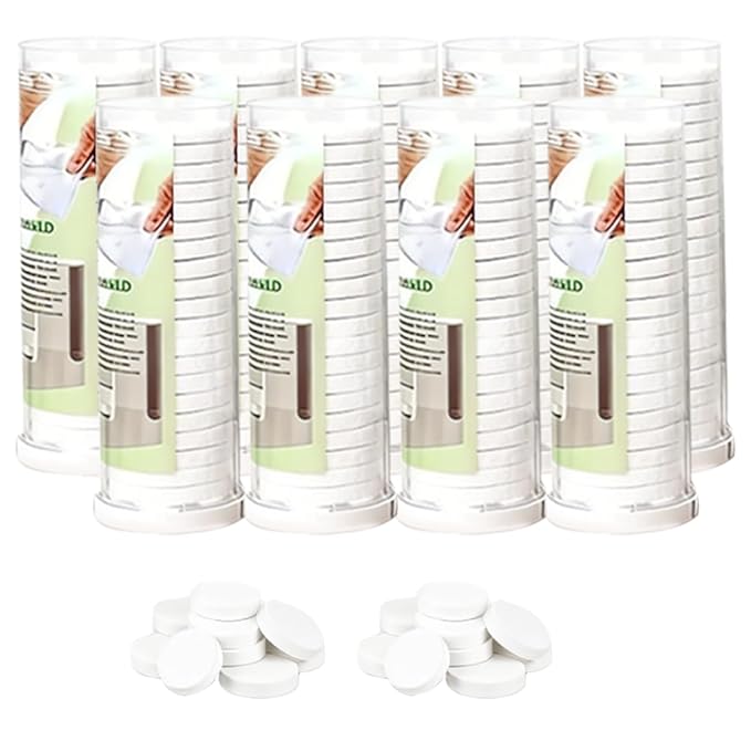 Towel Refills for Hot Face Towel Heater Machine, White, 180 Count, 20pcs per Roll
