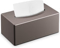 Tissue Box Cover, Rectangular Facial Tissue Holder with Bottom, Decorative Storage Box for Bathroom Vanity, Toilet Tank, Car, Dressers, Night Stand, Rv, Parlors and Offices - Brown