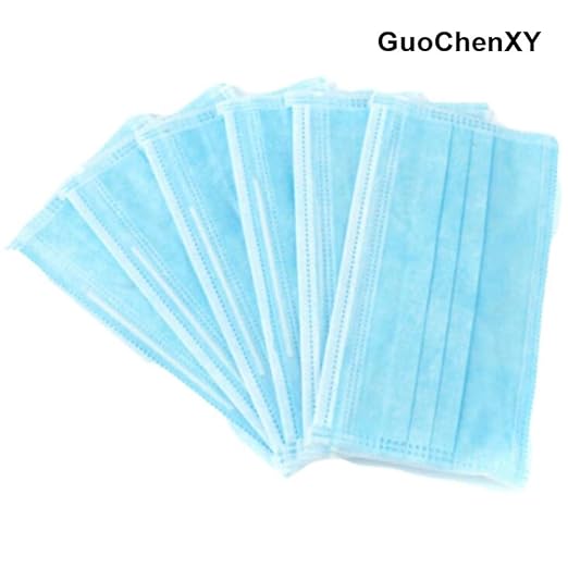 50Pcs Disposable Filter Mask 3 Ply Earloop Face Masks