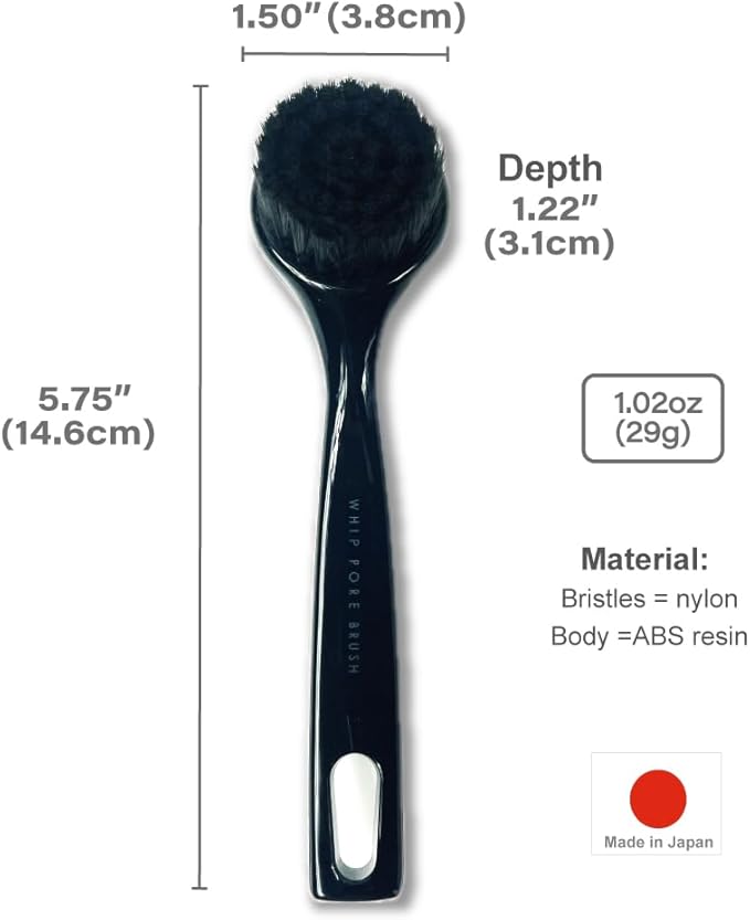 Facial Pore Cleaning Brush [ Made in Japan ] Face Cleansing Scrubber Exfoliating