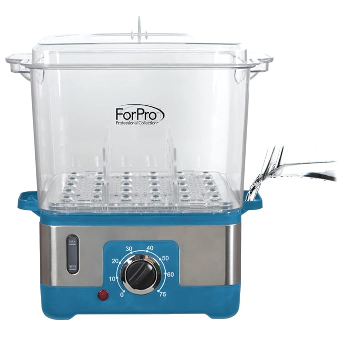 ForPro Professional Collection Premium XL Hot Towel Steamer, 50% Larger Capacity, Holds 9 Facial Towels, Quick Heating Steam Towel Warmer for Salons and Spas