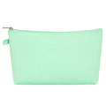 WANDF Cosmetic Bag for Women Makeup bag Organizer Mini Makeup Pouch for Purse Water Resistant Girls Gift(M-Mint Green)