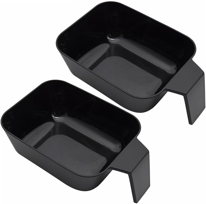 Hair Dye Bowl 2-Pack Wide Deep Mixing Bowls for Hair Color Tinting Reusable Salon and Home Diy Coloring Tools 7.08X4.80X2.75In