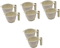 minkissy 8 Pcs Hair Dye Tools Tint Mixing Bowls Hair Tint Measuring Cup Color Mixing Bowls Colorful Dye Salon Dying s Dying