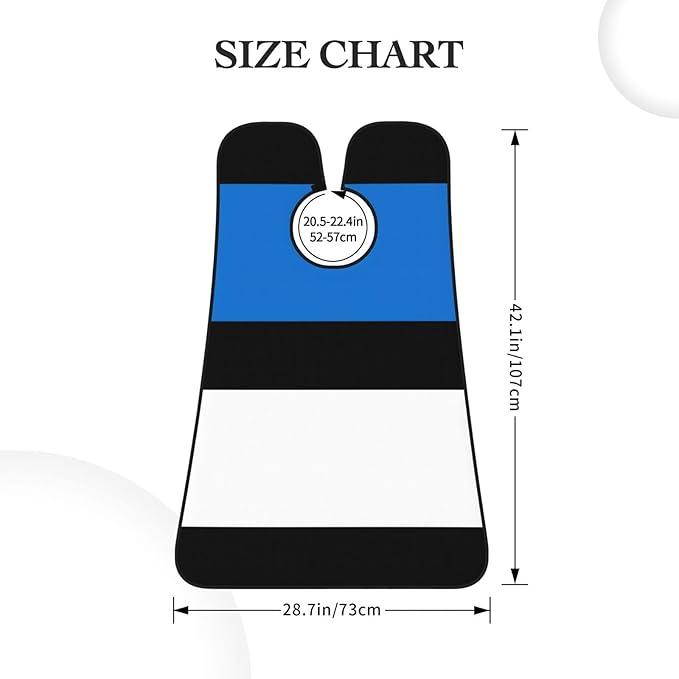 Flag Of Georgia Print Beard Bib Shaving Apron, Beard Hair Trimming Cape Gift For Dad