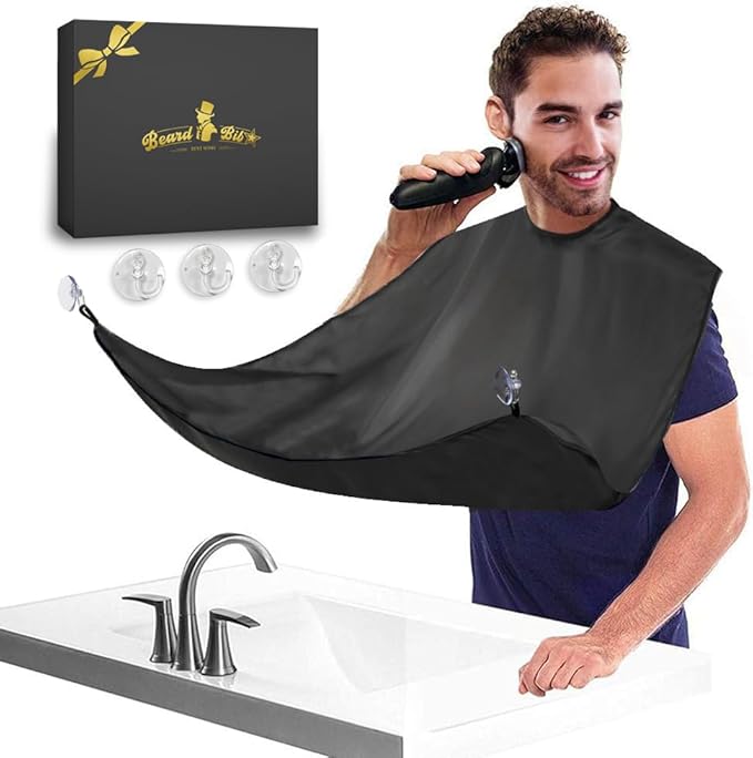 Gifts for Men, Large Beard Bib Apron, Father Day's Gift Valentine's Day gift, Stocking Stuffers Christmas Gifts
