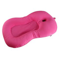 Baby Bath Mat, KAKIBLIN Baby Bathtub Cushion Soft Anti-Slip Bath Pad 0-6 Month Infant Bath Pillow, Pink