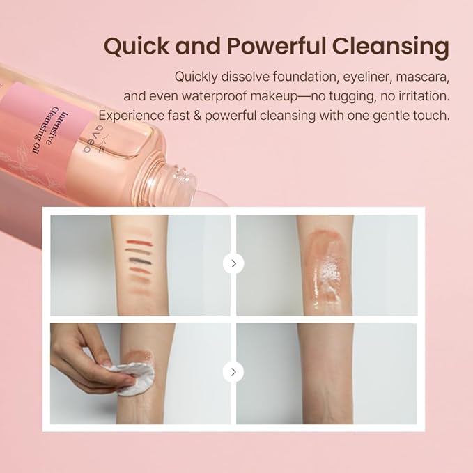 AVEA Intensive Cleansing Oil | Traditional Korean Schisandra Seed Oil | Six Plant-Based Oils | Powerful Cleansing for Waterproof Makeup | Rich, Hydrating Texture | 3.38 fl oz / 100ml