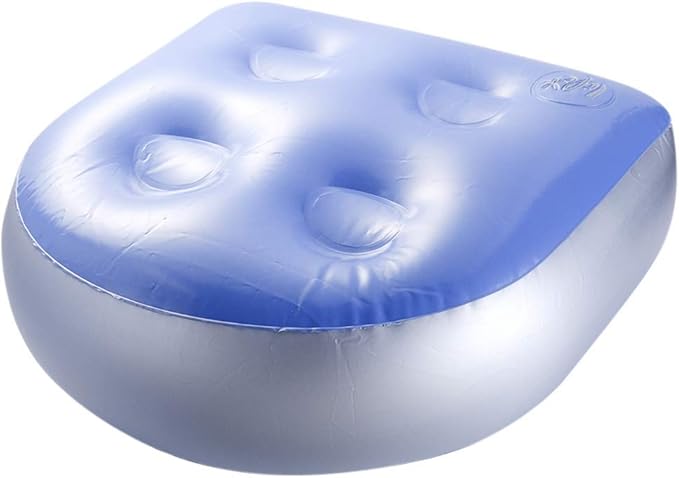 Spa and Hot Tub Booster Seat Inflatable Bathtub Massage Cushion Massage Mat with Suction Cups Soft Back Support Bath Spa Pad For Adults Kids