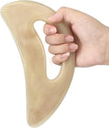 AICNLY Large gua sha Massage Tool, Lymphatic Drainage Massager,Muscle Scraping Massage Tools,Body Sculpting Anti Cellulite Tools for Man and Women (Bone)