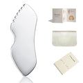 Stainless Steel Gua Sha Facial Tools, Face Comb & Massager Metal Gua sha Tool for Blood Circulation & Lymphatic Drainage, Body and Face Gua Sha Stone for Tighten Skin