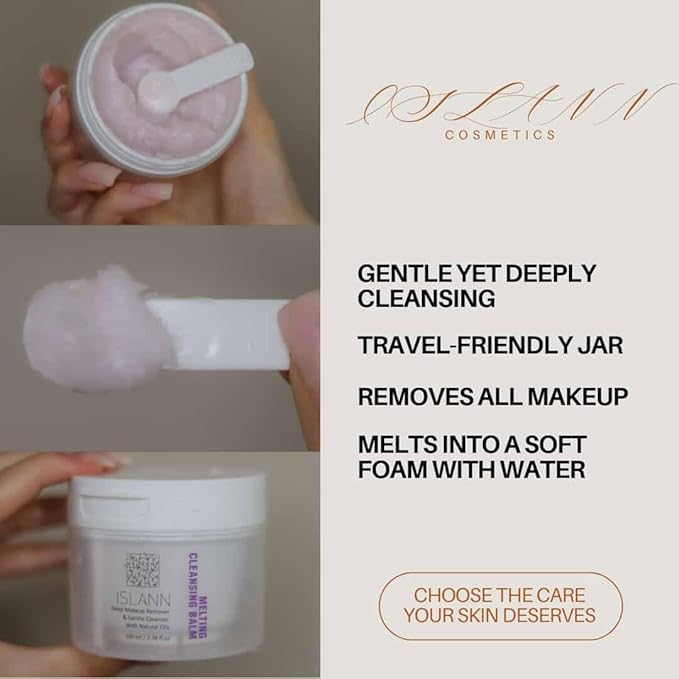 Melting Cleansing Balm 3.4fl.oz/100ml - Clean Balm, Gentle Makeup Remover, Face Cleanser, Oil Based Cleanser, Natural Skincare with Botanical Aroma Oil, Vegan, For All Skin Types