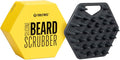 TOOLETRIES Beard Scrubber - Silicone Beard Brush & Exfoliator for Men, Deep Cleans & Unclogs Pores, Ergonomic Handle Design, Removes Beardruff - Charcoal