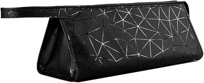 Premium Leather Tracvel Case Compatible with Dyson Airwrap Styler and Shark Flexstyle, Storage Bag for Supersonic Hair Dryer, Portable Organizer for Airwrap Dupes（Black）