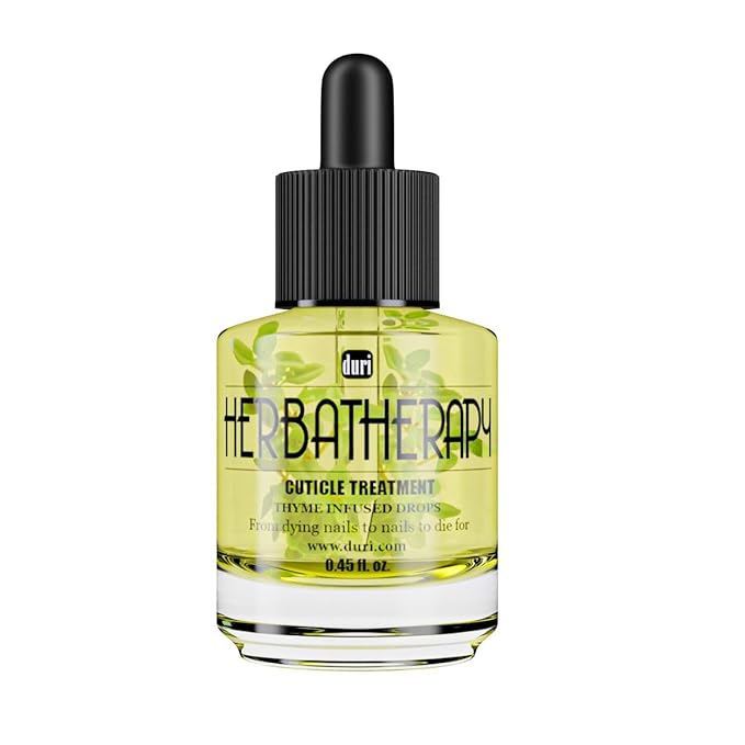 Duri Cuticle Oil, Soften and Condition for Hydration, Professional and at Home Use, 0.45 Fl Oz (Herbatherapy)